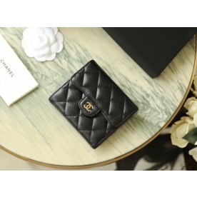 [샤넬] 플랩 3단 반지갑