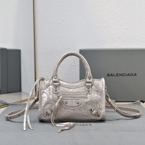 [발렌시아가] CITY NANO 파우치 체인 숄더백