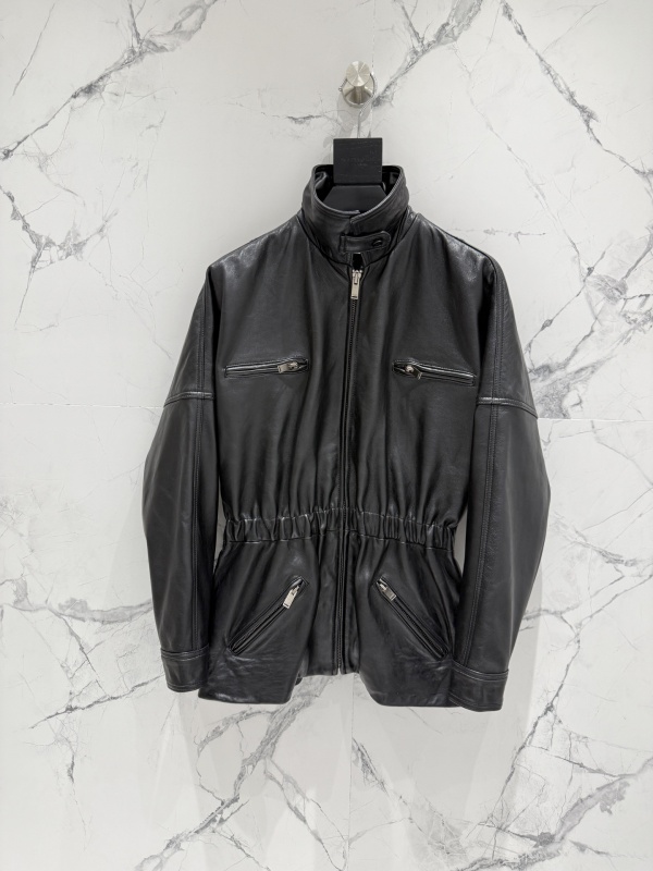 [입생로랑] 신상 가죽 코트