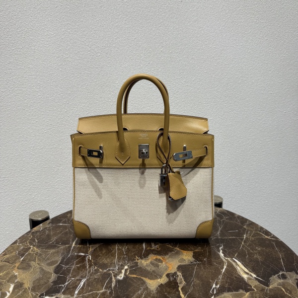 실사 [에르메스] 캔버스 버킨 HERMES BIRKIN 25