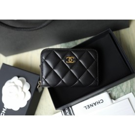 [샤넬] 지퍼 동전 지갑