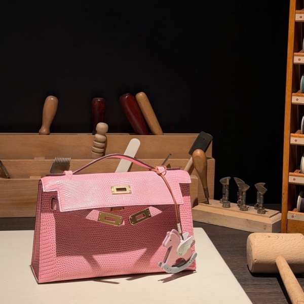 [에르메스] 리자드 켈리 포쉐트 Lizard Kelly Pochette