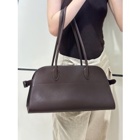 [더로우] 마고 숄더백 12 THE ROW EW Margaux 12 Shoulder bag (새들 가죽)