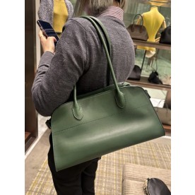 [더로우] 마고 숄더백 12 THE ROW EW Margaux 12 Shoulder bag (새들 가죽)
