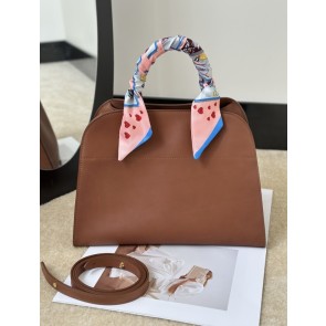[더로우] 마고백 12 THE ROW Margaux bag 12 (새들 가죽)
