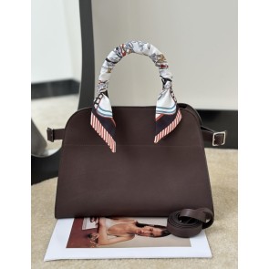 [더로우] 마고백 12 THE ROW Margaux bag 12 (새들 가죽)